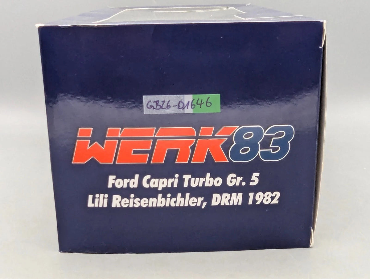 Modellautos 1:18 Werk83 Ford Capri Turbo Gr.5 DRM 1982 #4 Lili Reisenbichler OVP