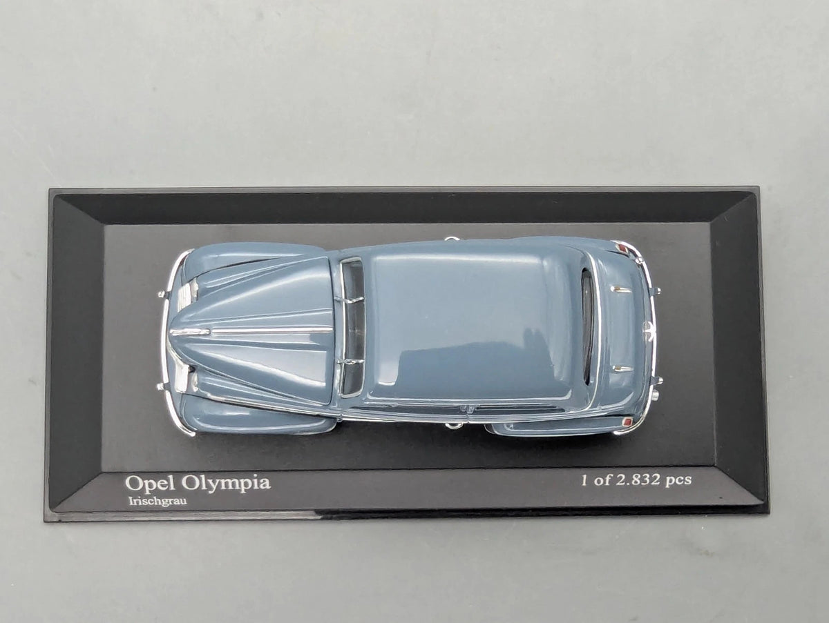 Modellautos 1:43 Minichamps Opel Olympia 1952 Irischgrau mit OVP