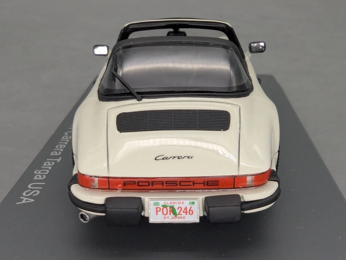 Modellautos 1:43 Neo Scale Models 43246 Porsche 911 Carrera Targa USA Weiß OVP