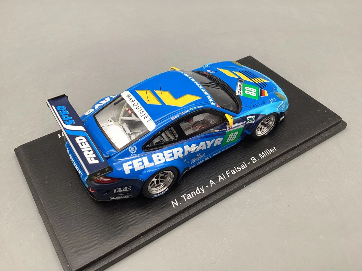 Modellautos 1:43 Spark Porsche 997 GT3 RSR Le Mans 2011 #88 mit OVP