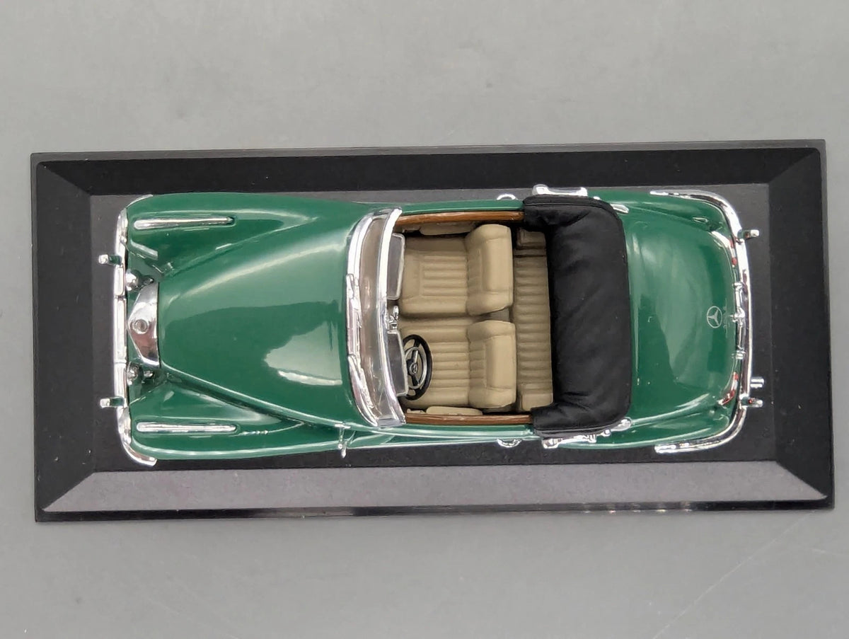Modellautos 1:43 Minichamps Mercedes Benz 300 S Cabrio Softtop Offen Grün OVP