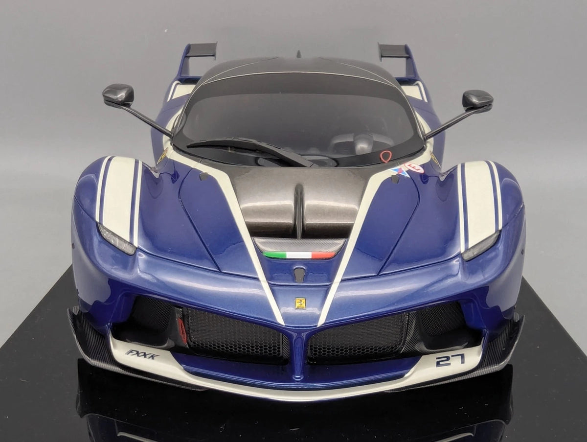 Modellautos 1:12 BBR Ferrari FXX-K 2014 Car #27 Blue UNIKAT Ltd 01/01 OVP