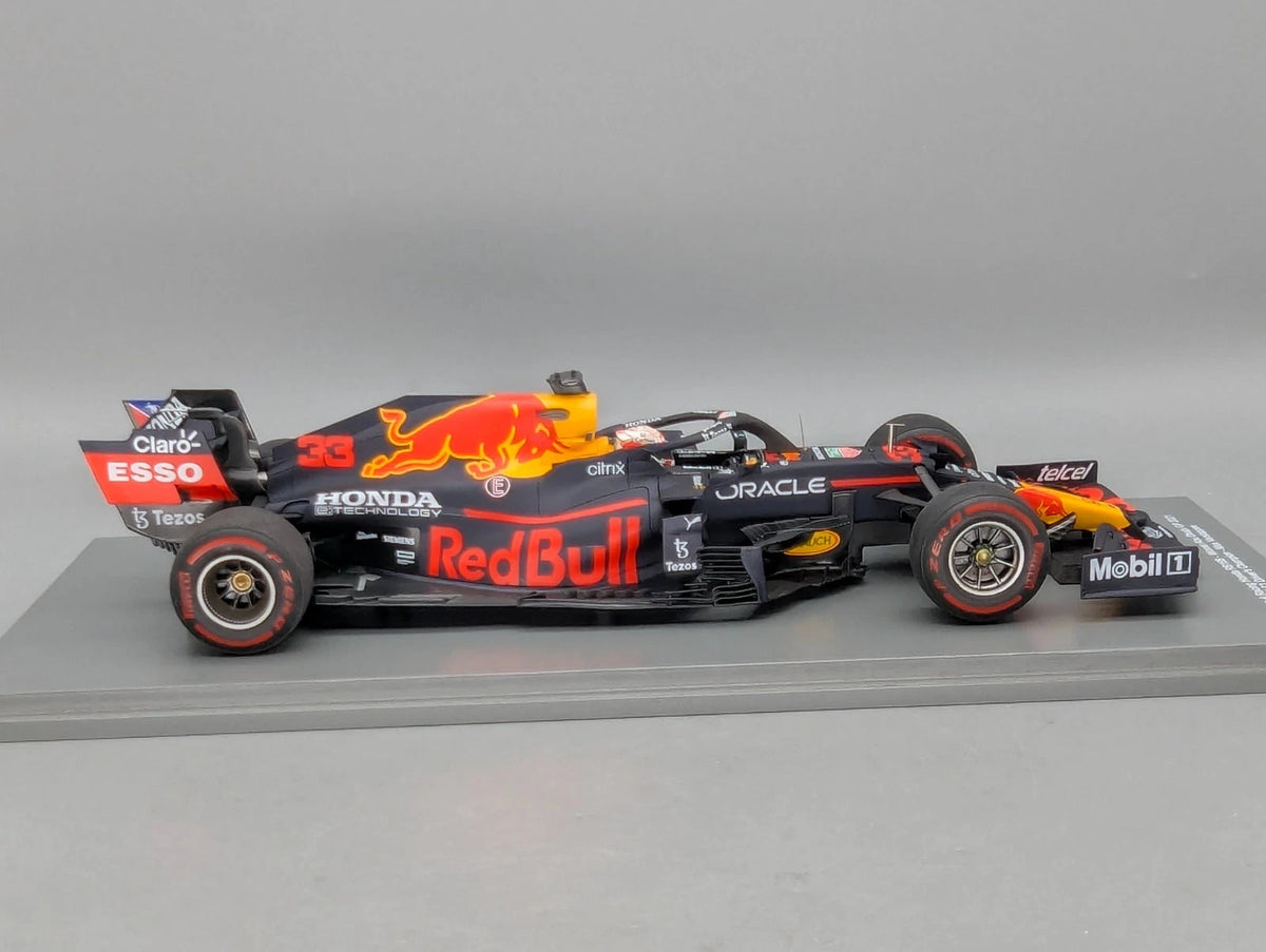 Modellautos 1:18 Spark Honda Red Bull RB16B WINNER Abu D 2021 #33 Verstappen OVP