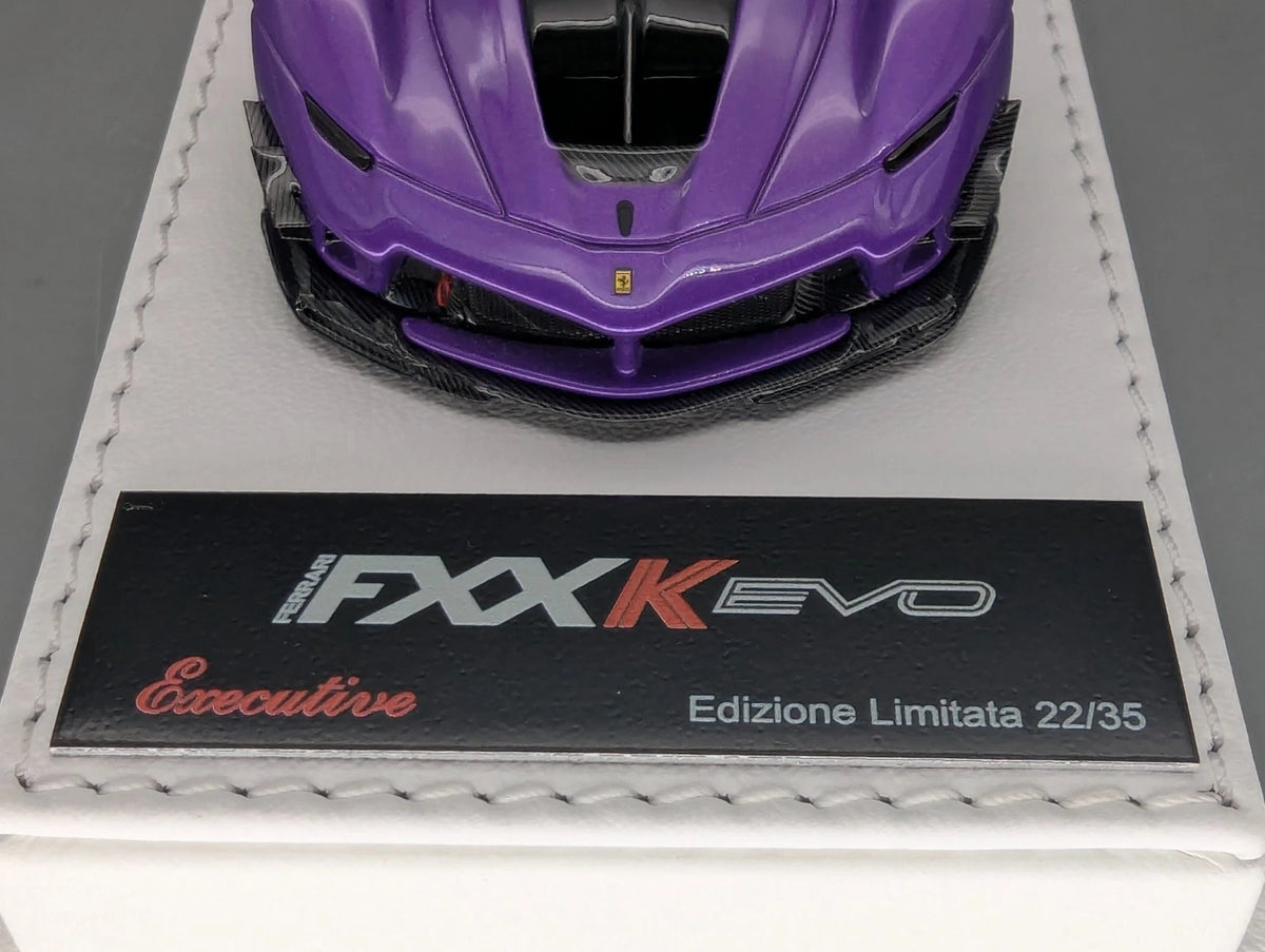 Modellautos 1:43 BBR Executive Calsito Ferrari FXX-K EVO Mica Viol Ltd 22/35 OVP