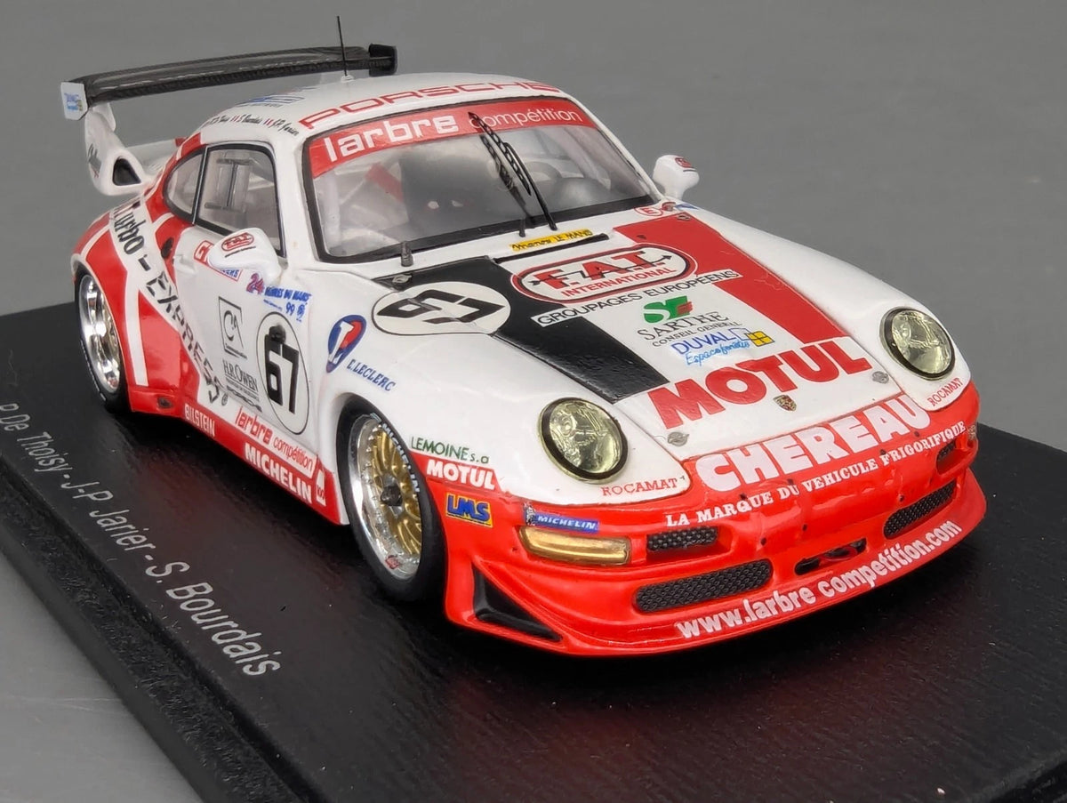 Modellautos 1:43 Spark S4450 Porsche 911 GT2 24h Le Mans 1999 #67 OVP