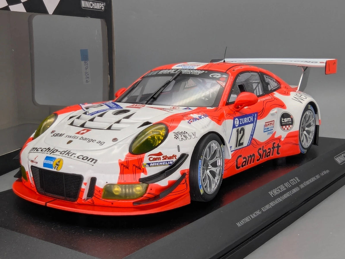 Modellautos 1:18 Minichamps Porsche 911 GT3 R 24h Nürburgring 2017 #12 OVP