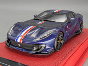 Modellautos 1:43 BBR Deluxe Calsito Ferrari 812 Competizione Blue Ltd 02/30 OVP