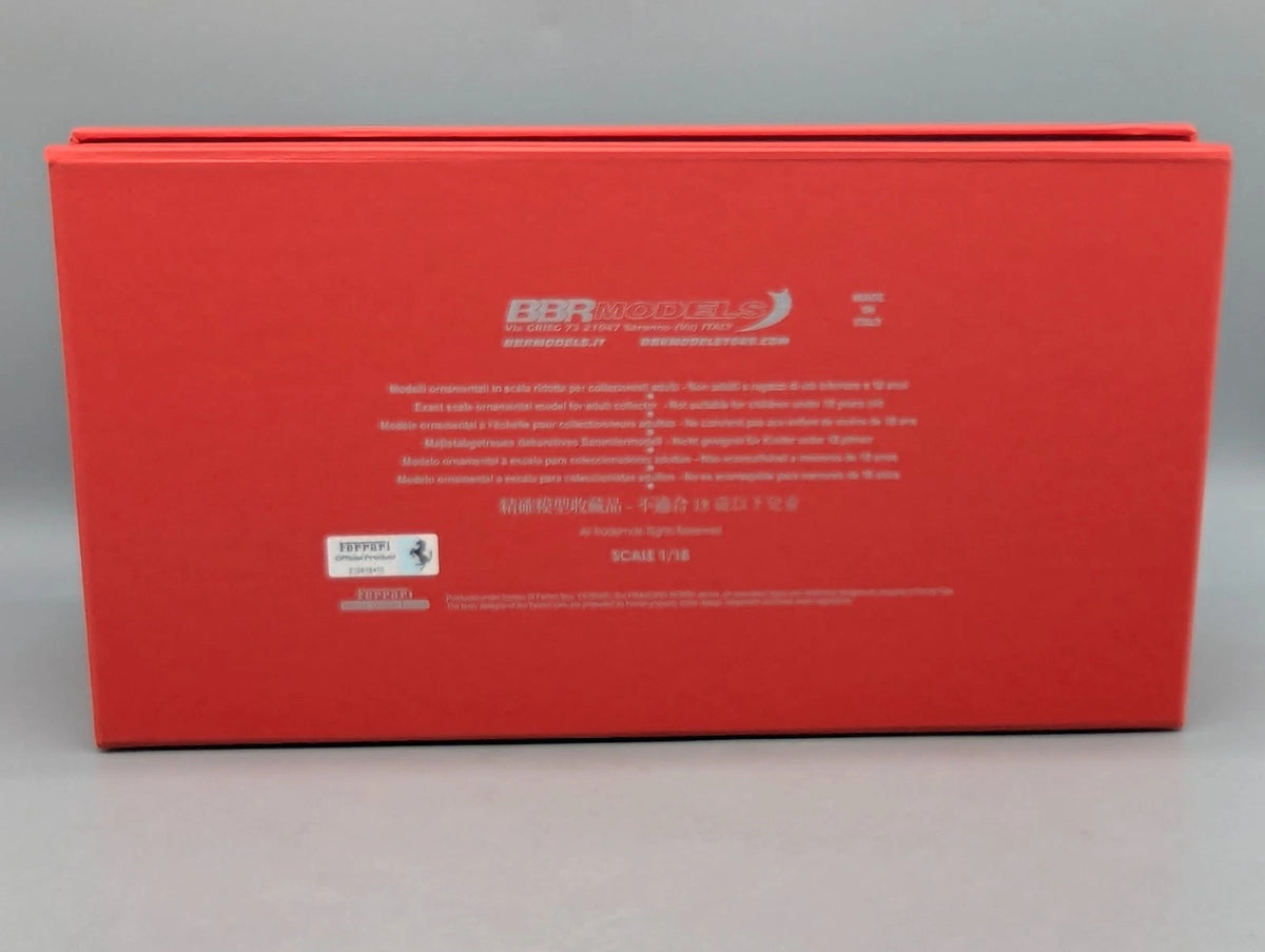 Modellautos 1:18 BBR Ferrari 250 GTE 2+2 1960 Ltd 01/63 Lederplatte Vitrine OVP