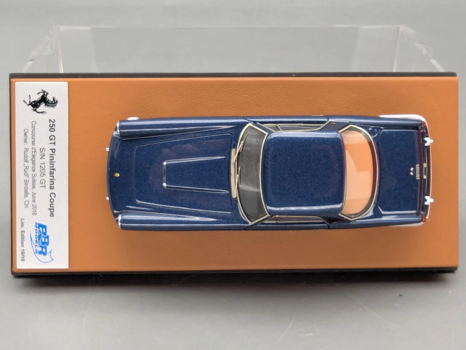 Modellautos 1:43 BBR Ferrari 250 GT Pininfarina Coupe 1958 S/N 1205 GT 10/10 OVP