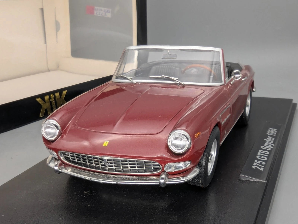 Modellautos 1:18 KK-Scale Ferrari 275 GTS Spyder 1064 Rot mit OVP