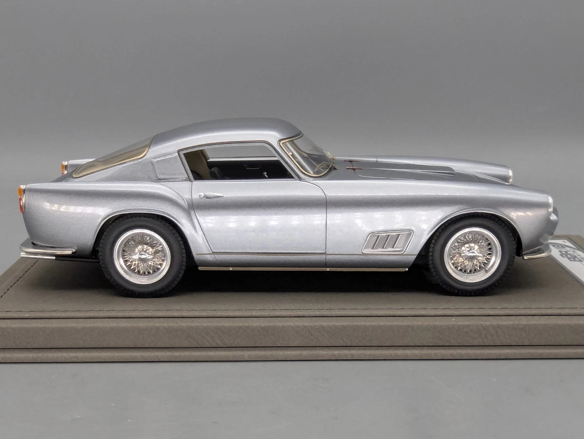 Modellautos 1:18 BBR Ferrari 250 TdF 1958 Met. Silver Ltd 09/18 Lederplatte OVP