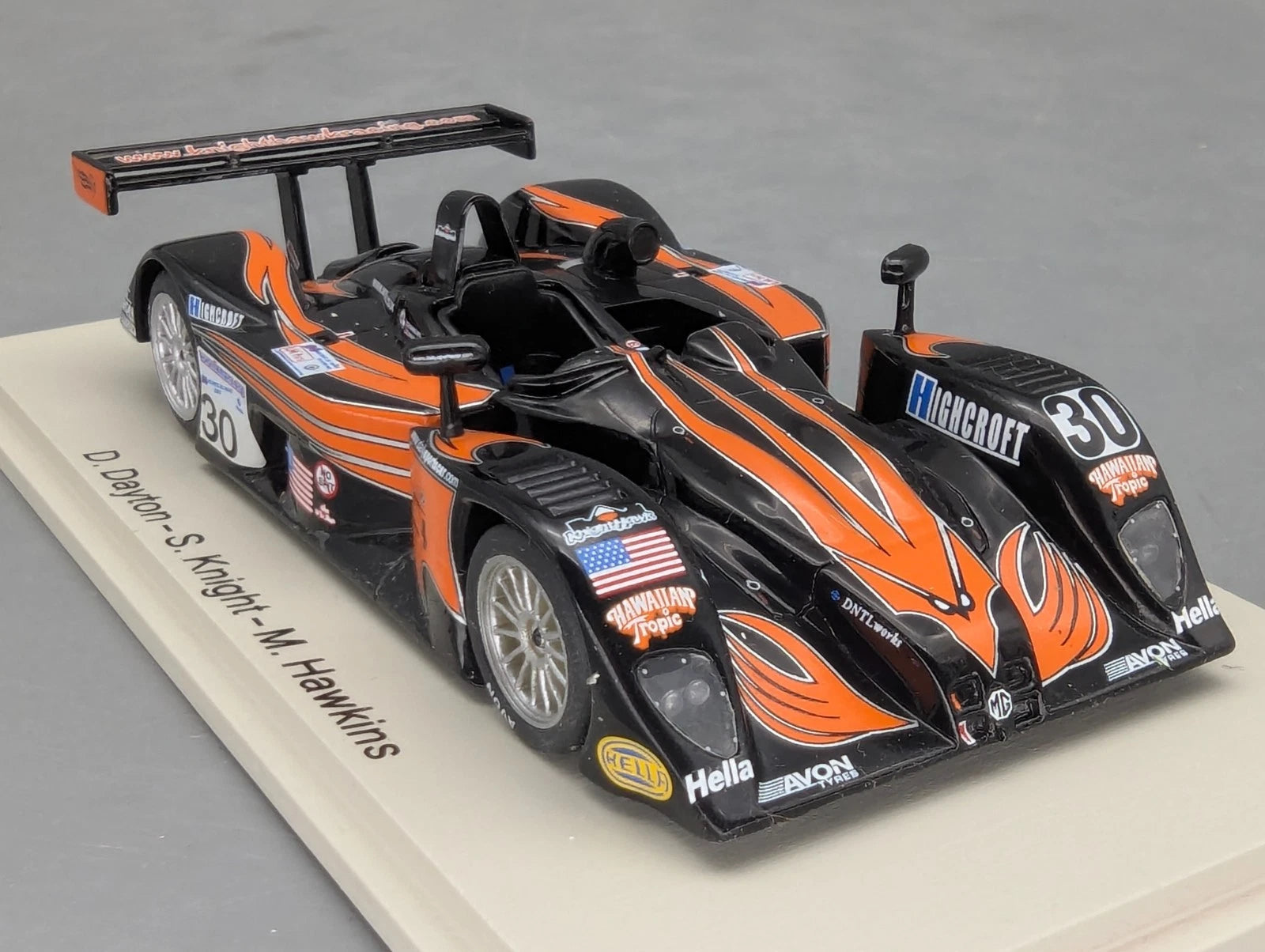 Modellautos 1:43 Spark MG Lola EX 257 24h Le Mans 2002 #30 mit OVP