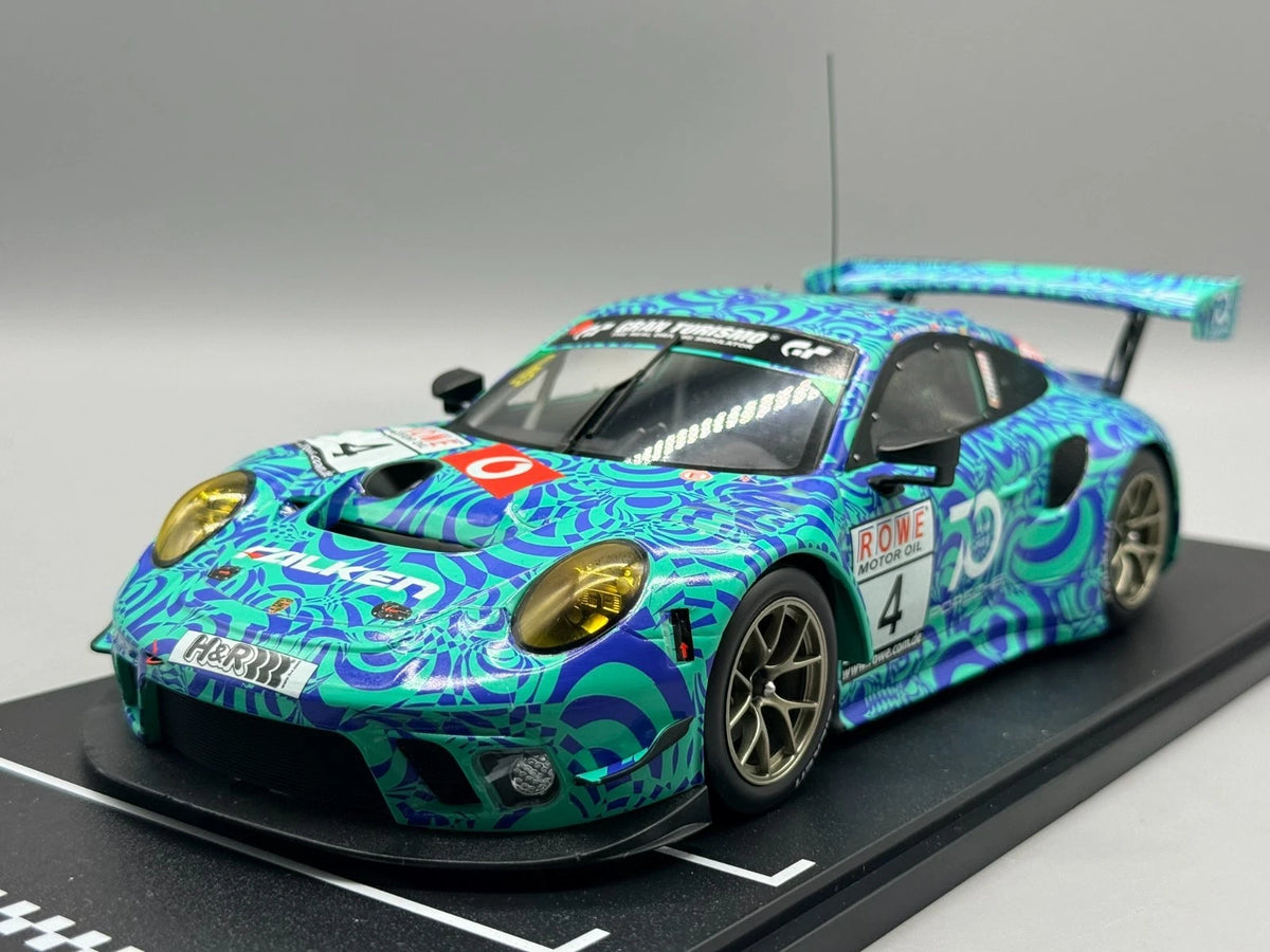 Modellautos 1:18 Ixo Porsche 911 GT3 R VLN 7 Nürburgring 2018 #4 mit OVP