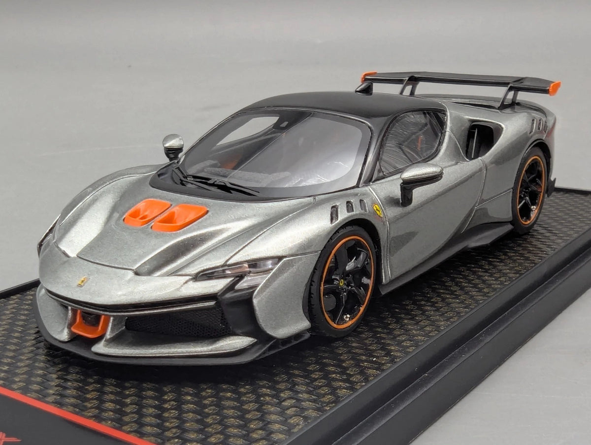 Modellautos 1:43 BBR Concept43 Ferrari SF90 XX Stradale Ltd 21/50 Grigio mit OVP
