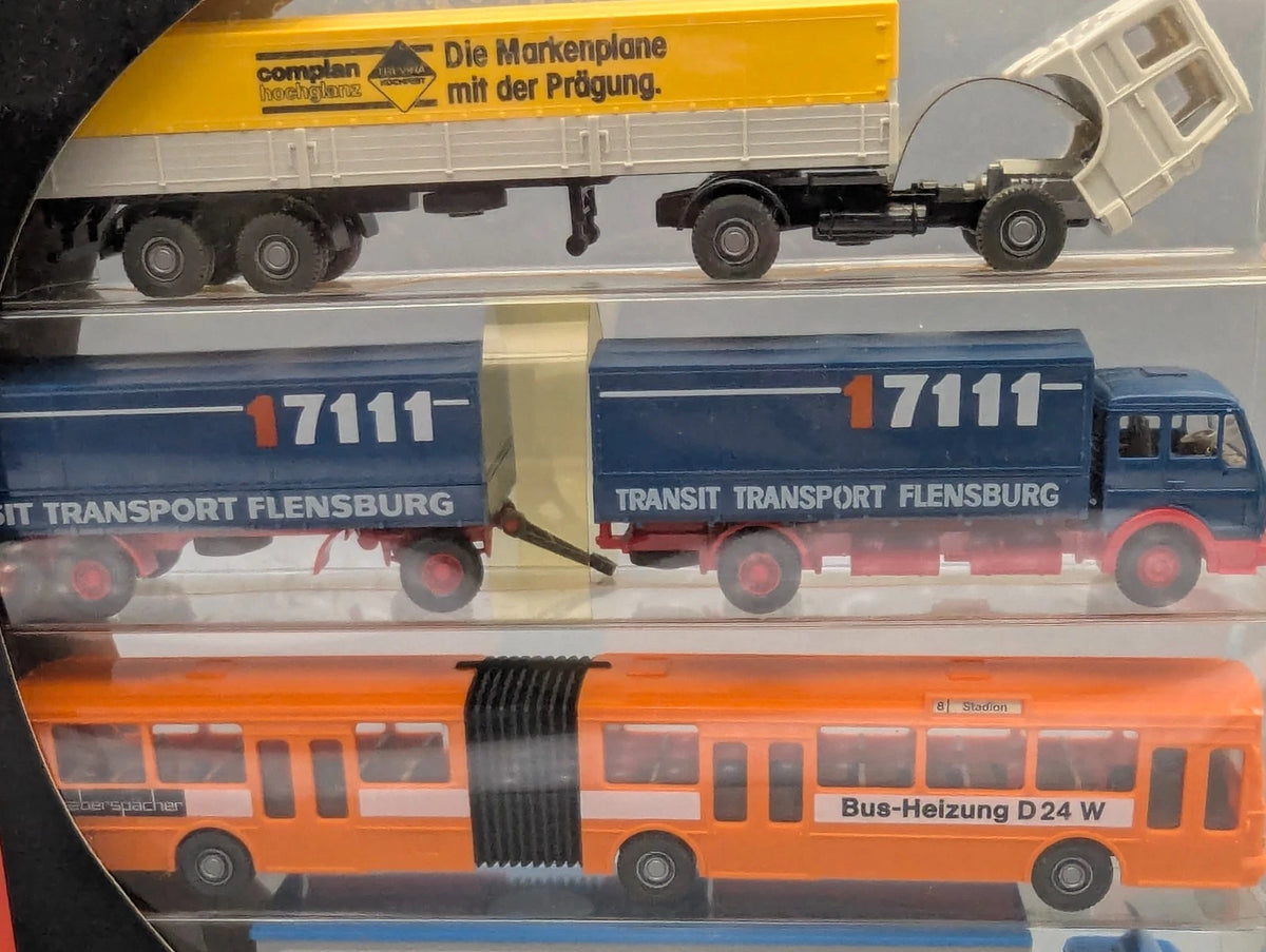 Nutzfahrzeug Modelle 1:87 Wiking Werbemodelle 4er Set 1982/83 OVP