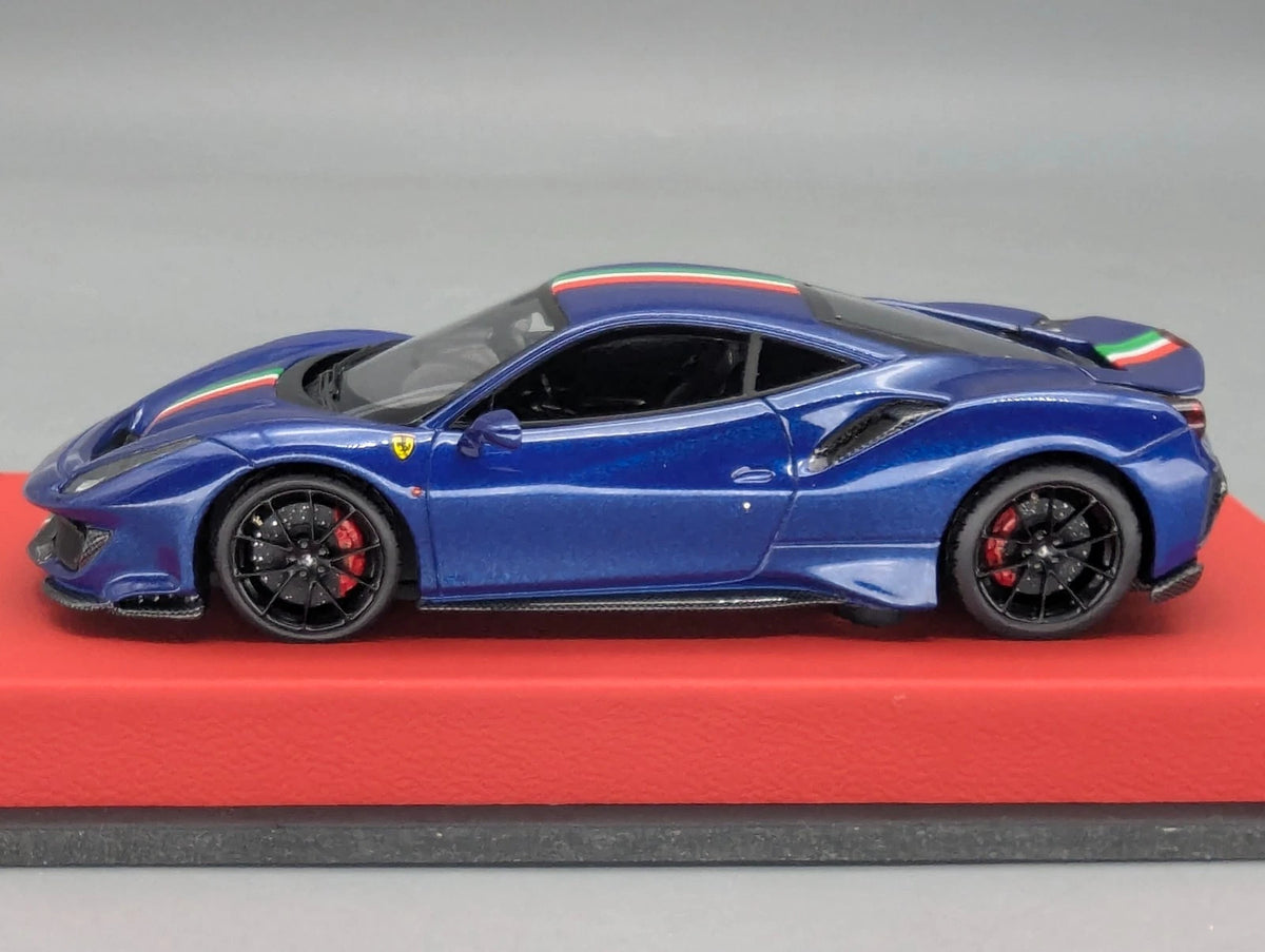 Modellautos 1:43 BBR Concept43 Ferrari 488 Pista RHD Blu TdF Ltd 01/20 OVP