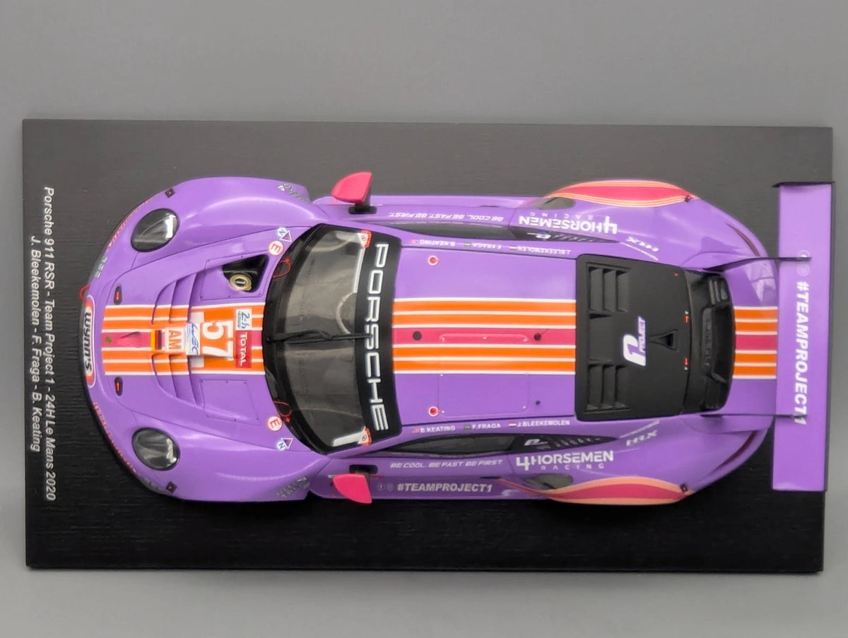 Modellautos 1:18 Spark Porsche 911 RSR 24h Le Mans 2020 #57 mit OVP