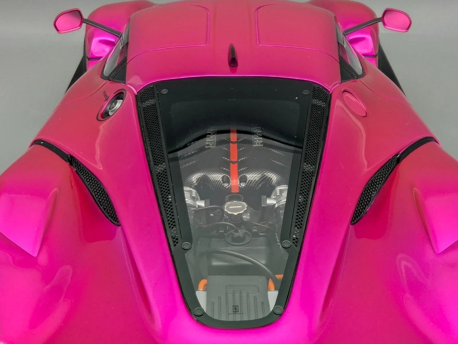 Modellautos 1:12 BBR Ferrari FXX-K 2014 Flash Pink Ltd 01/01 Vitrine OVP