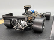 Modellautos 1:43 Quartzo Lotus 72E Schweden GP 1975 #5 R. Peterson mit Vitrine