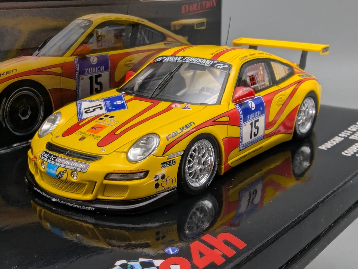 Modellautos 1:43 Minichamps Porsche 911 GT3 Cup 24h Nürburgring 2010 #15 mit OVP