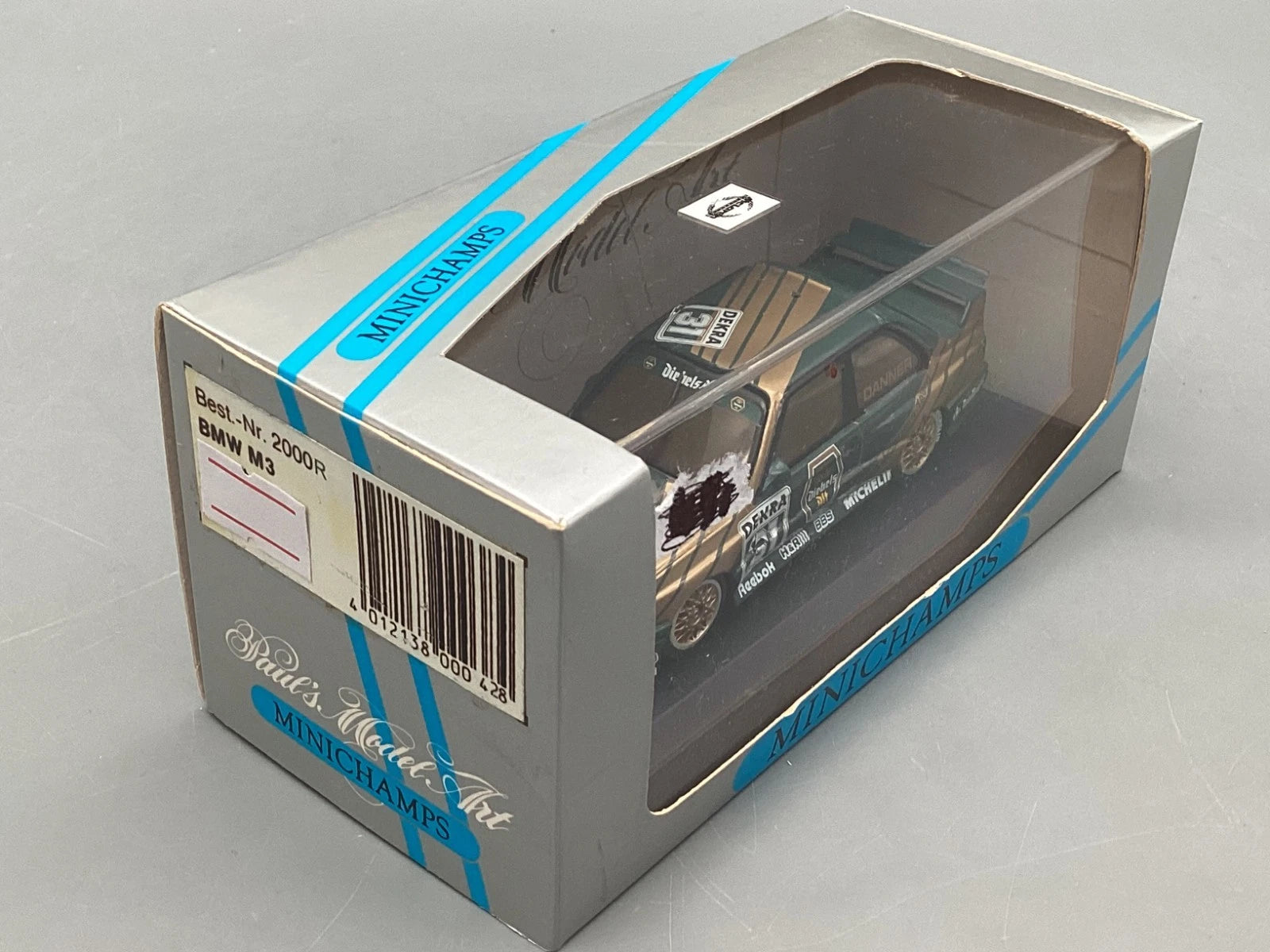 Modellautos 1:43 Minichamps BMW M3 E30 Sport Evo DTM 1991 Danner #31 mit OVP