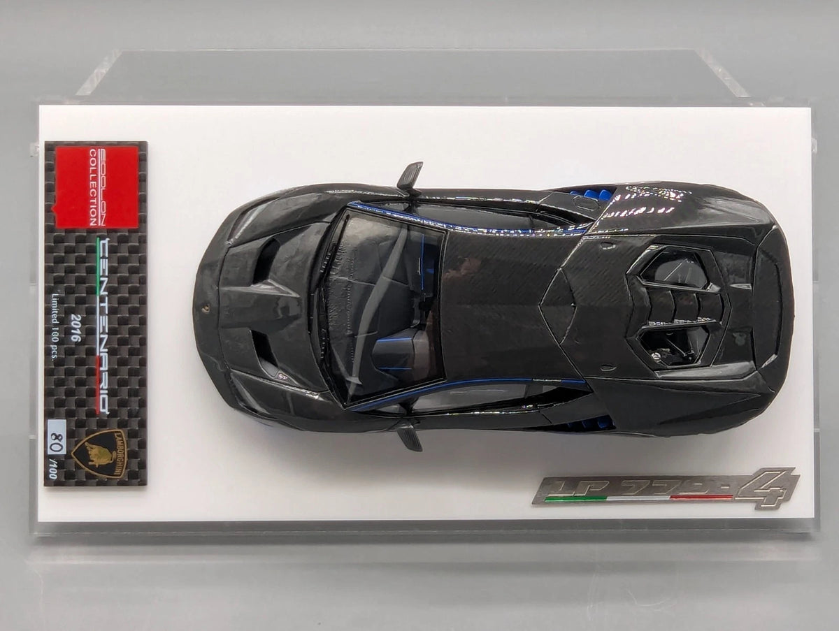 Eidolon Make Up 1:43 Lamborghini Centenario LP770-4 2016 Carbon Blue 80/100 OVP