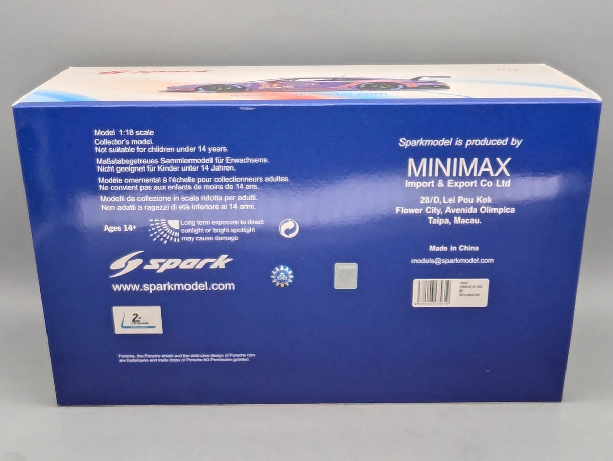 Modellautos 1:18 Spark Porsche 911 RSR 24h Le Mans 2020 #57 mit OVP