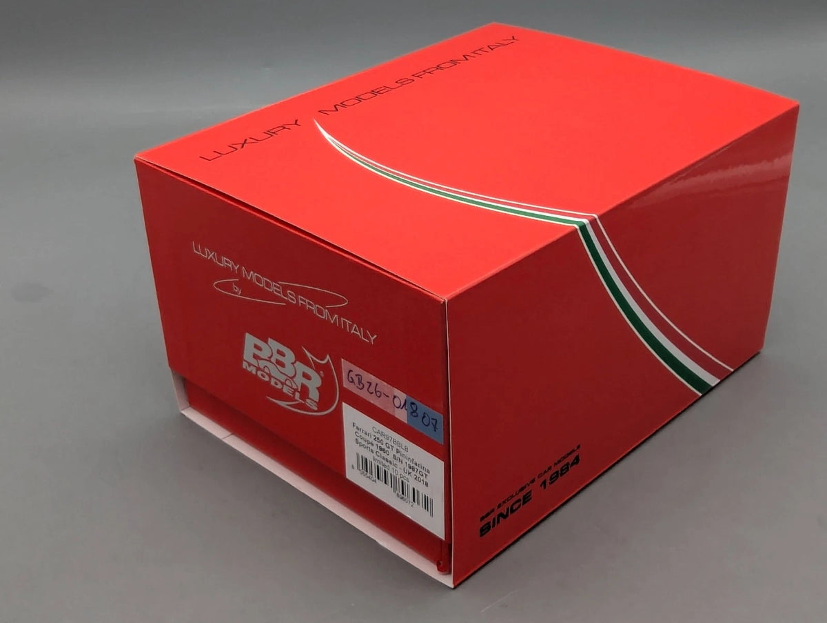 Modellautos 1:43 BBR Ferrari 250 GT Pininfarina Coupe S/N 1987 GT 08/10 mit OVP