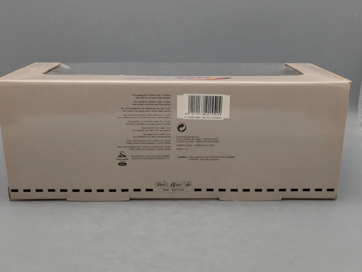 Modellautos 1:18 Minichamps Sauber Ford C14 1996 #30 H.-H. Frentzen mit OVP