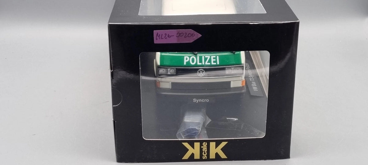 Modellautos 1:18 KK Scale VW Bus T3 Syncro Polizei OVP