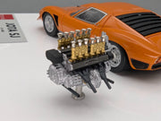Eidolon Make Up 1:43 Lamborghini Jota SJ Orange Engine Set Ltd 4/100 mit OVP
