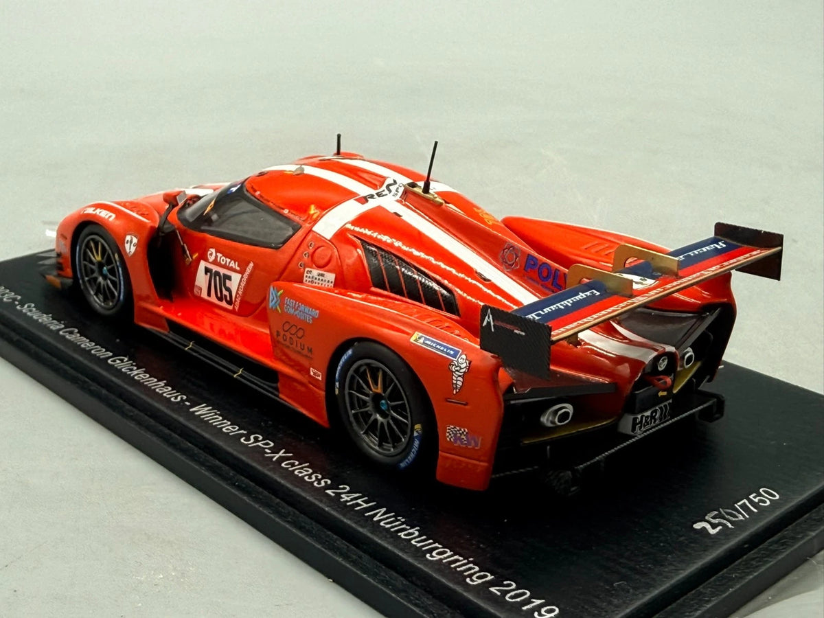 Modellautos 1:43 Spark SCG003C - Scuderia Cameron Glickenhaus #705 mit OVP