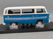Modellautos 1:18 KK-Scale Volkswagen VW T2b Bus Türkisblau Weiß mit OVP