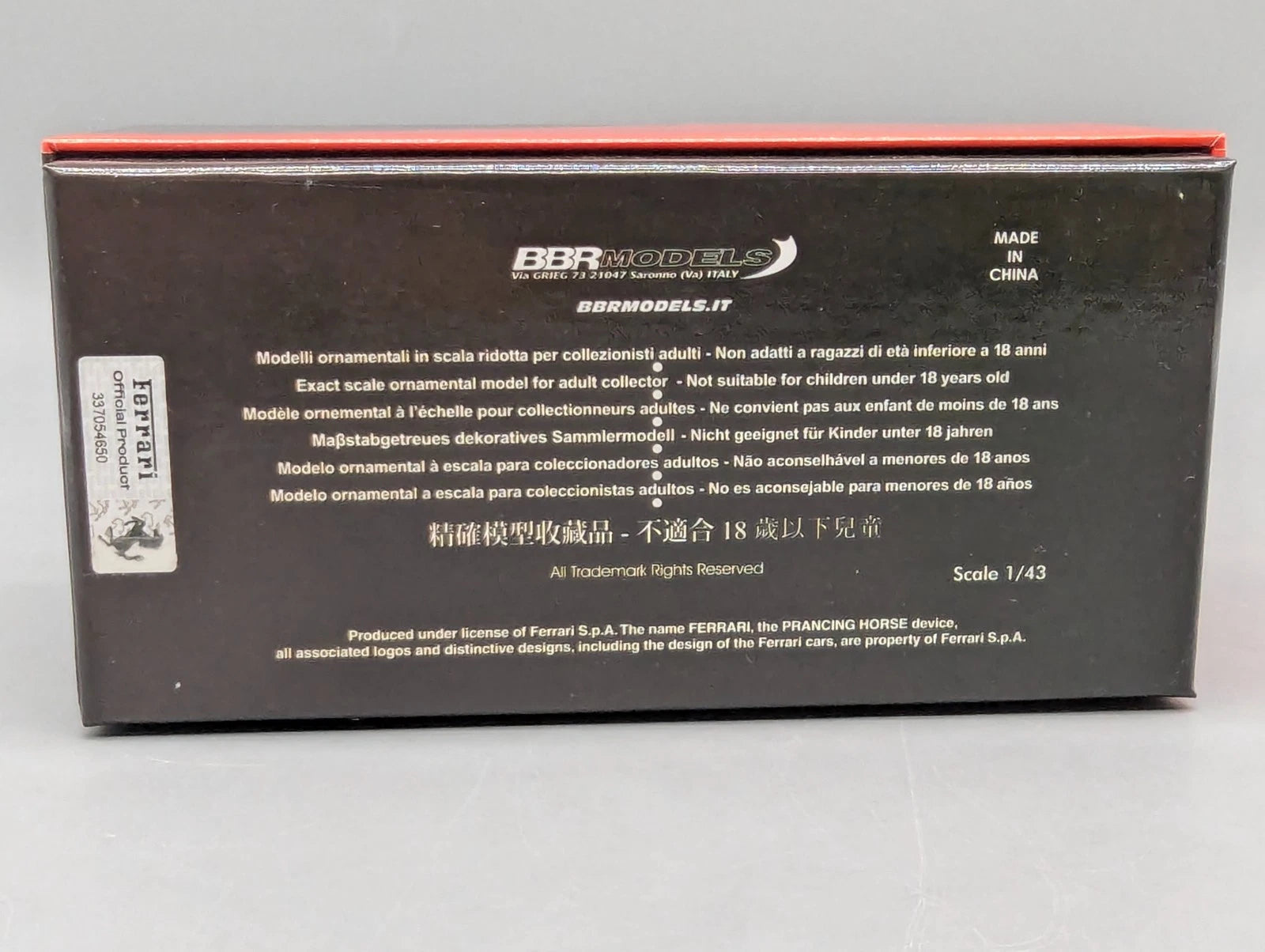BBR Concept43 1:43 Ferrari 250 GTO Victoria High School 1965 Ltd 063/150 mit OVP