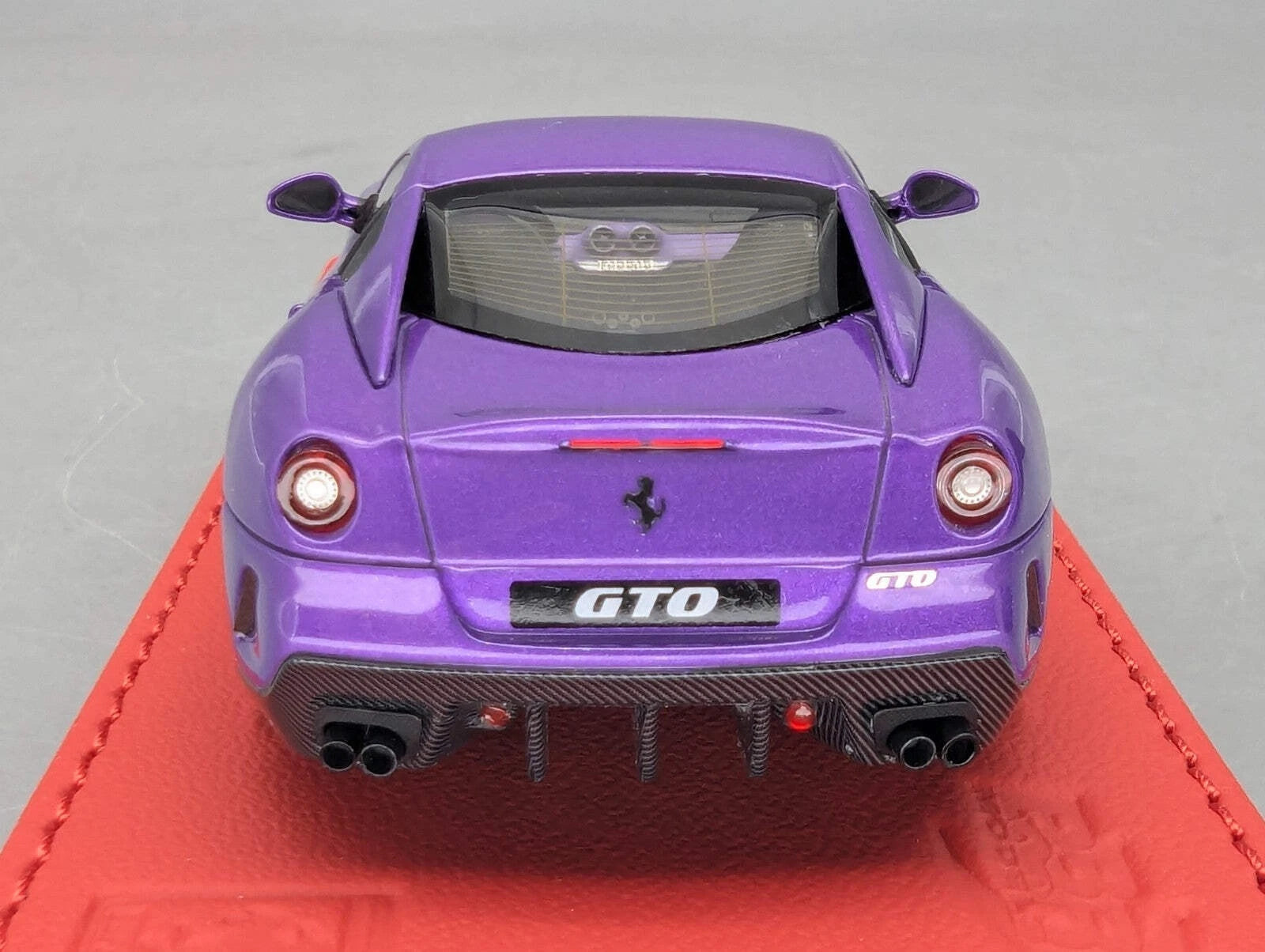 Modellautos 1:43 BBR Executive Ferrari 599 GTO Viola Gloss Limited 04/20 mit OVP