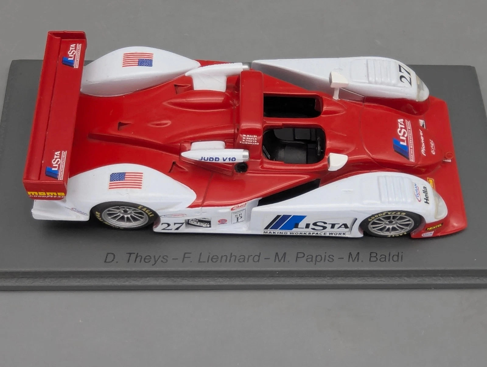 Modellautos 1:43 Spark Dallara Judd WINNER 24h Daytona 2002 #27 mit OVP