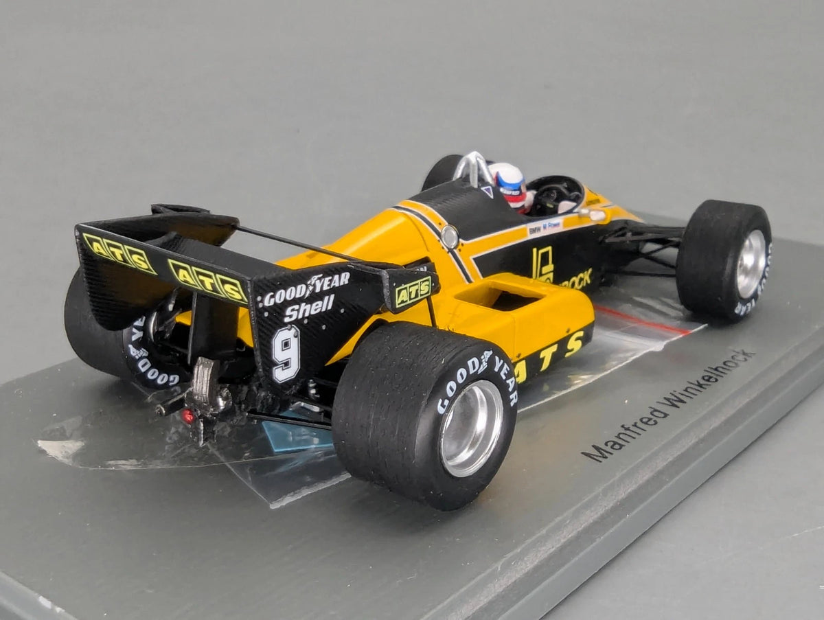 Modellautos 1:43 Spark S3922 ATS D6 European GP 1983 #9 M. Winkelhock OVP