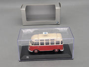 Modellautos 1:43 Minichamps Volkswagen VW Classic Bus T1 Rot Weiß mit Dealer OVP