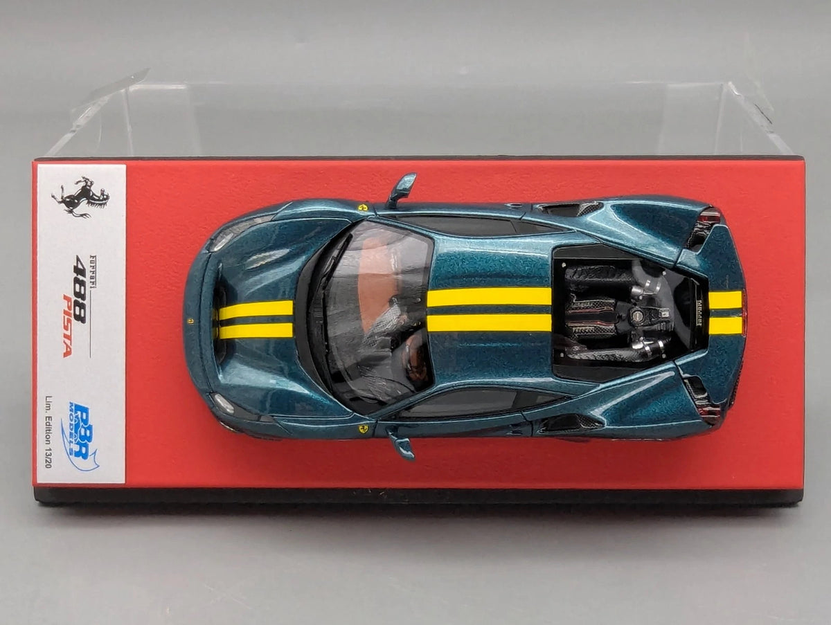 Modellautos 1:43 BBR Concept43 Ferrari 488 Pista LHD Verde Scuro Ltd 01/20 OVP