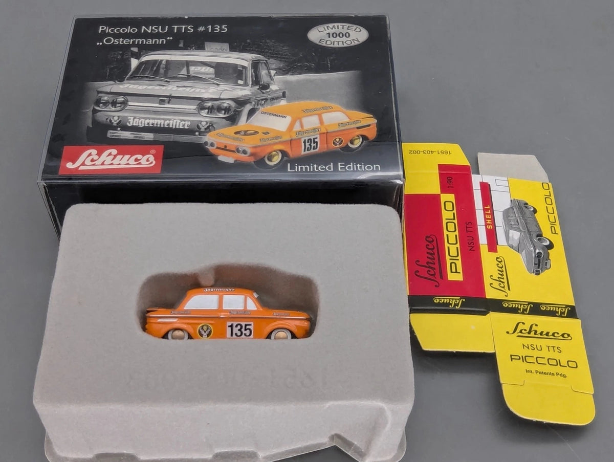 Modellautos 1:90 Schuco Piccolo NSU TTS #135 Ostermann mit OVP
