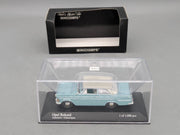 Modellautos 1:43 Minichamps Opel Rekord P2 1960 Blau Grau mit OVP