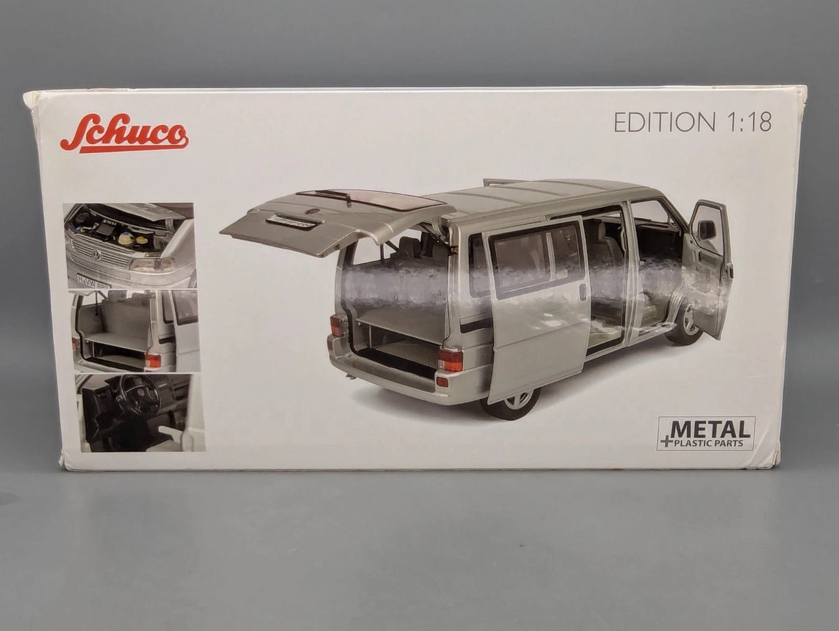 Modellautos 1:18 Schuco Volkswagen VW T4b Caravelle Silber mit OVP