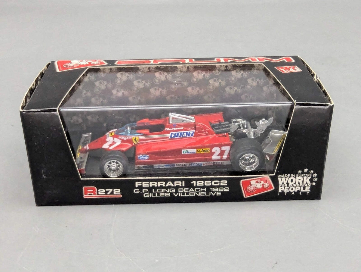 Modellautos 1:43 Brumm Ferrari 126C2 GP Long Beach 1982 #27 G. Villeneuve OVP