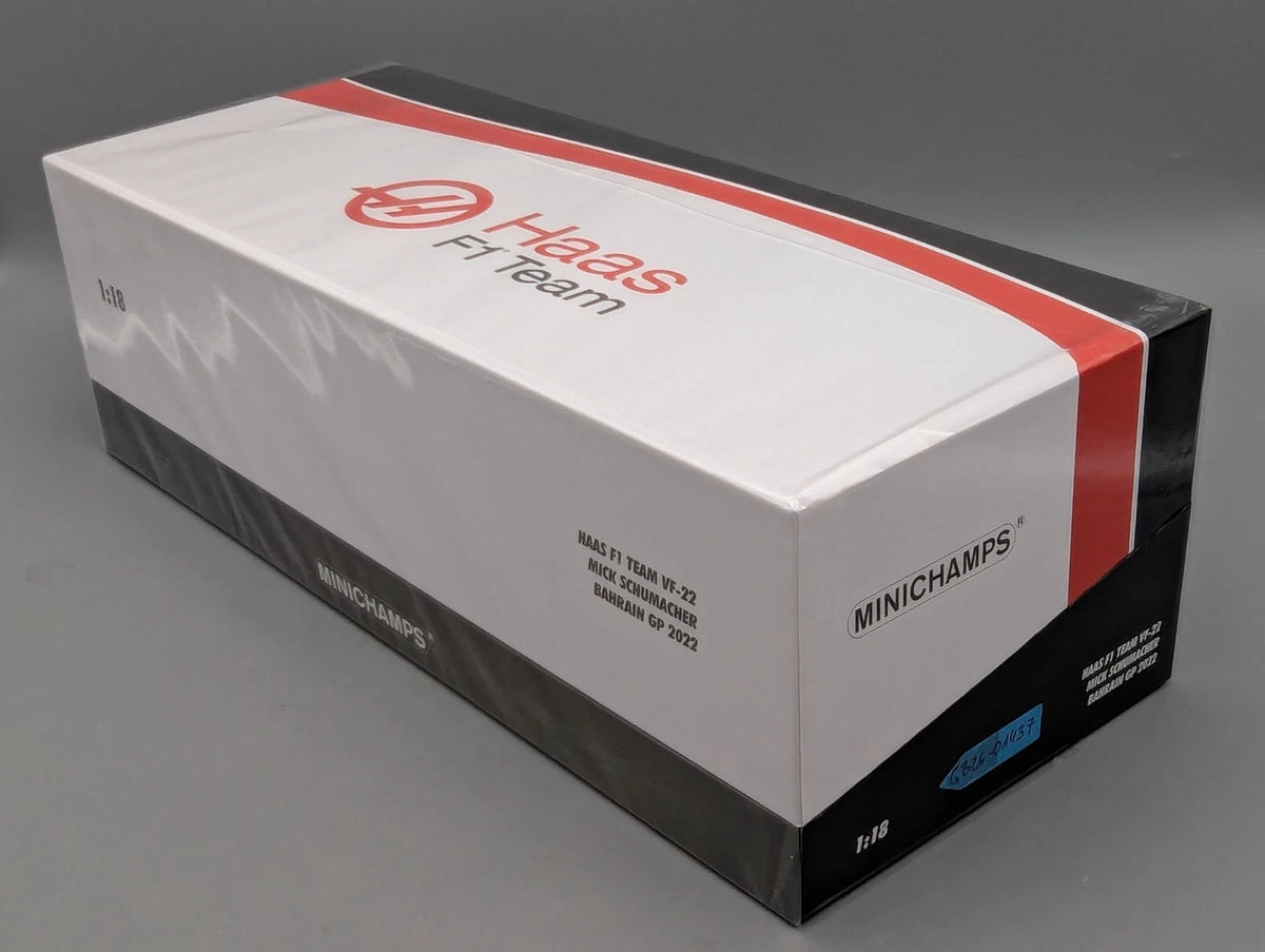 Modellautos 1:18 Minichamps Haas F1 Team VF-22 Bahrain 2022 Mick Schumacher OVP