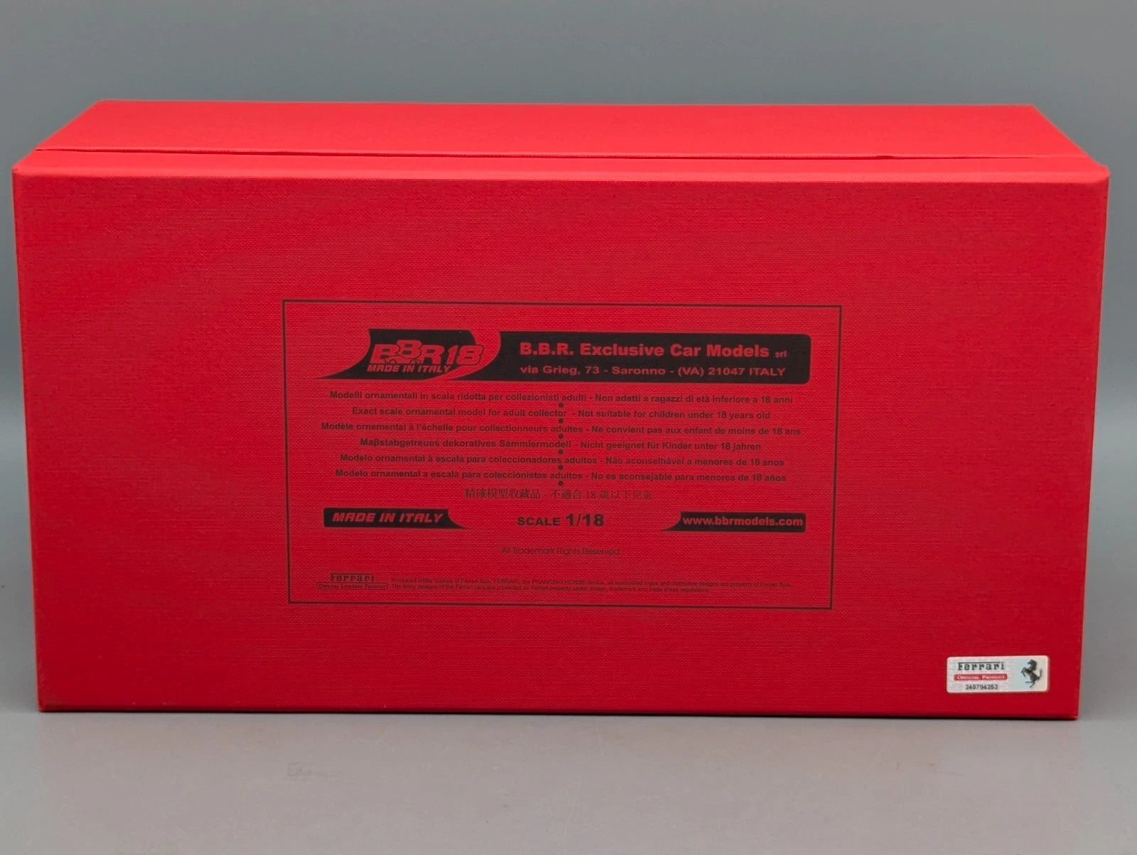 Modellautos 1:18 BBR Ferrari 400 Superamerica 1962 Met. Blue 01/72 Stück mit OVP