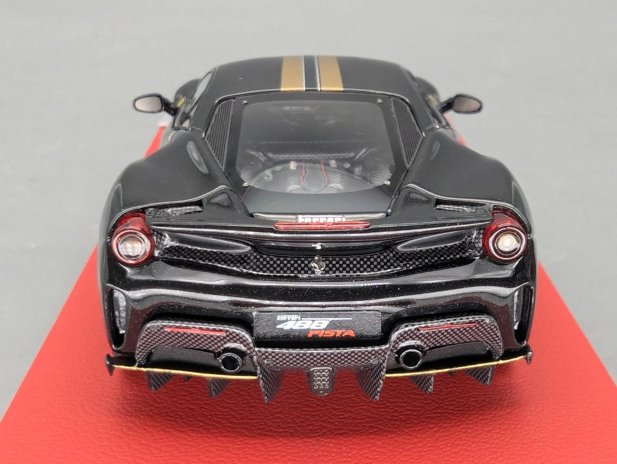 Modellautos 1:43 BBR Concept43 Ferrari 488 Pista RHD 2019 Nero St. Ltd 18/20 OVP