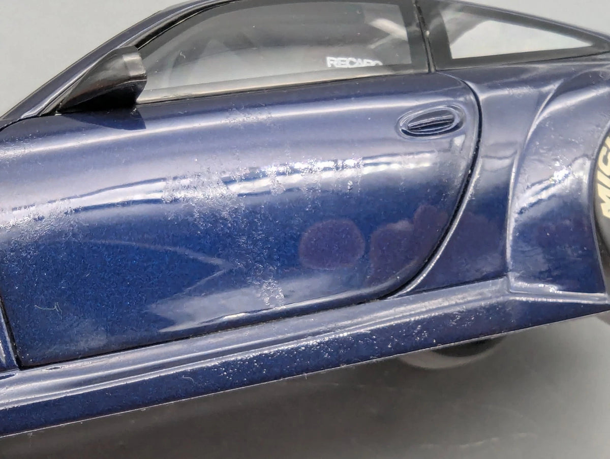 Modellautos 1:18 Minichamps Porsche 911 GT3 RSR 2004 Blau mit OVP