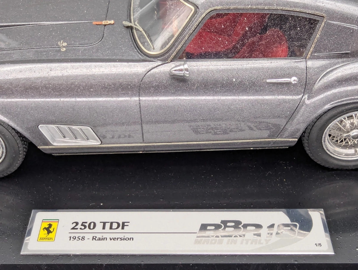 Modellautos 1:18 BBR Ferrari 250 TDF 1958 Rain Version Ltd 01/05 Grigio Fer. OVP