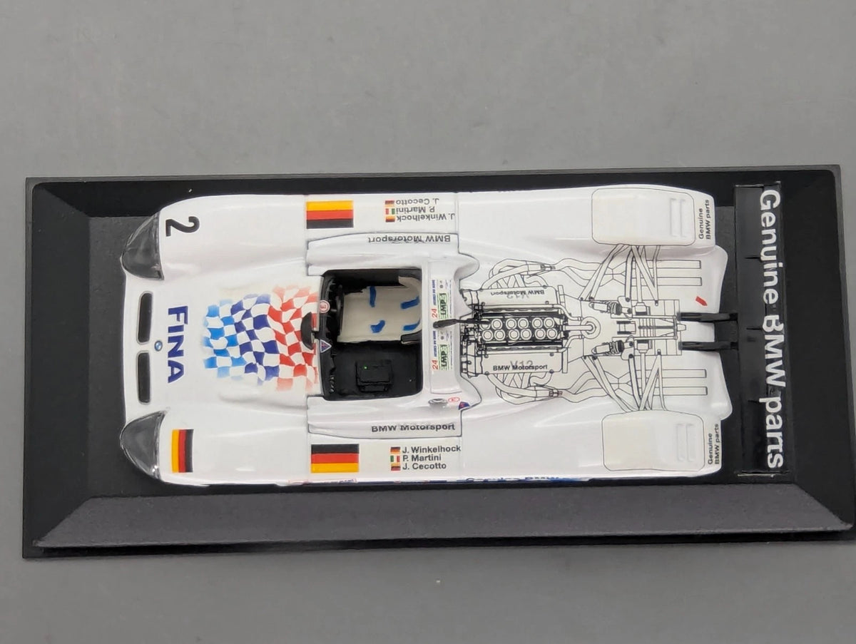 Modellautos 1:43 Minichamps BMW V12 Le Mans #2 Winkelhock Cecotto u.a Dealer OVP