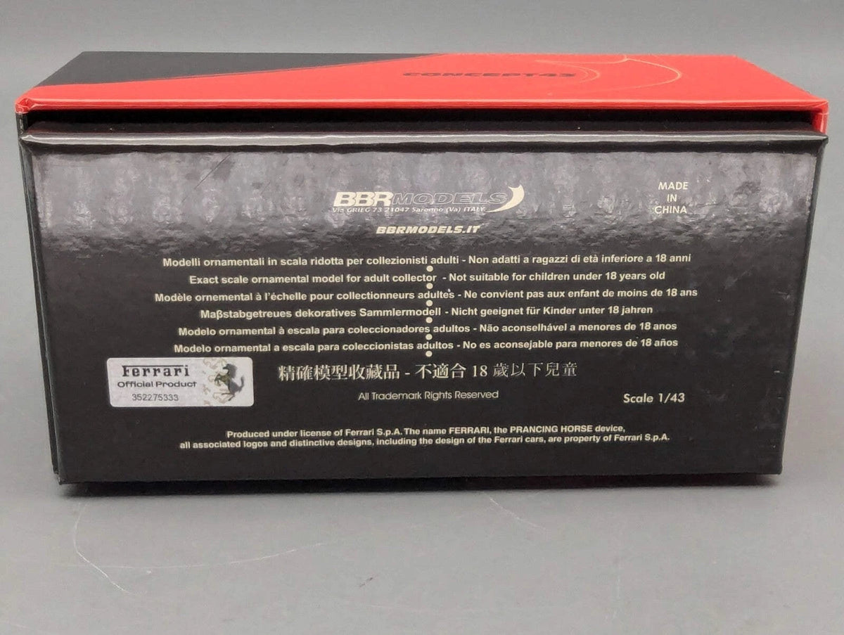 Modellautos 1:43 BBR Concept43 Ferrari SF90 XX Spider Ltd 05/30 Argento NB OVP